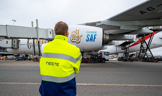 Emirates, Amsterdam Schiphol Havalimanı’ndaki uçuşları için Sürdürülebilir Havacılık Yakıtı tedarikine başladı