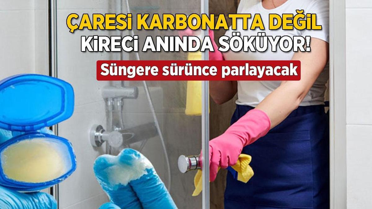 Hep yanlış yaptık! Duşakabindeki kireci emiyor, azıcık vazelin işi bitirecek